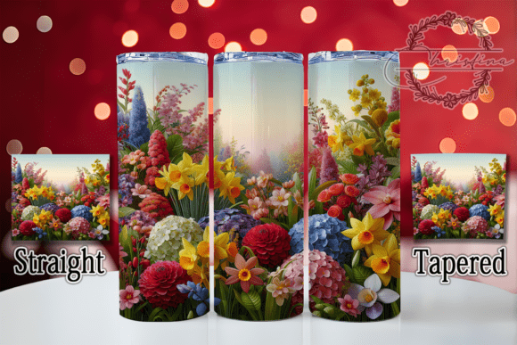 3D Vibrant Spring Floral Tumbler — A Creative Boost for Modern Drinkware Projects
