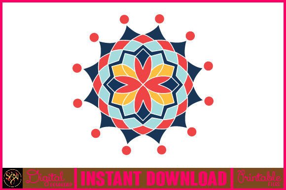 Mandala 3D Layered SVG Cut File-39 Evaluation