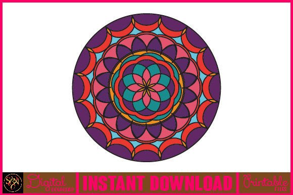 Mandala 3D Layered SVG Cut File-52