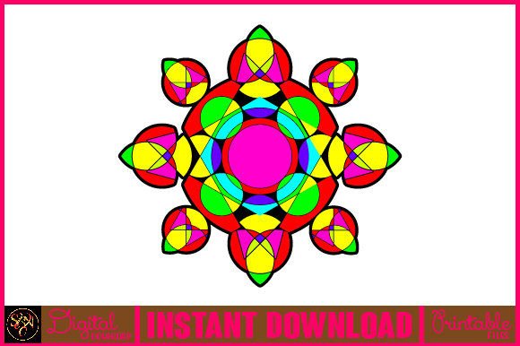 Mandala 3D Layered SVG Cut File-6: Integrating Complex Vector Art into Production Workflows