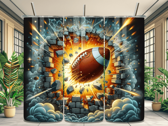 Transforming Everyday Drinkware: The Art and Science of Football Wall Break 3D Tumbler Wraps
